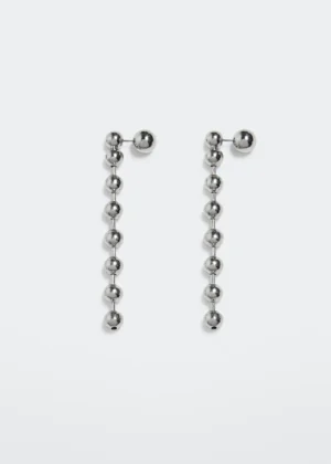 Faceted crystal hoop earrings
